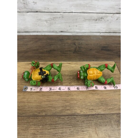 TMNT Raphael Lot of 2 Vintage Ninja Turtles Figures 1988 - Picture 10 of 10